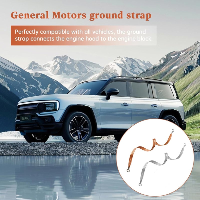 Tinsky 12PCS Automotive Ground Straps, 10/15/20 Inch Tinned Copper Braided Grounding Straps with Ring Terminals, Automotive Ground Cables for Car, Truck, RV, Boat, Motorcycle - Image 5